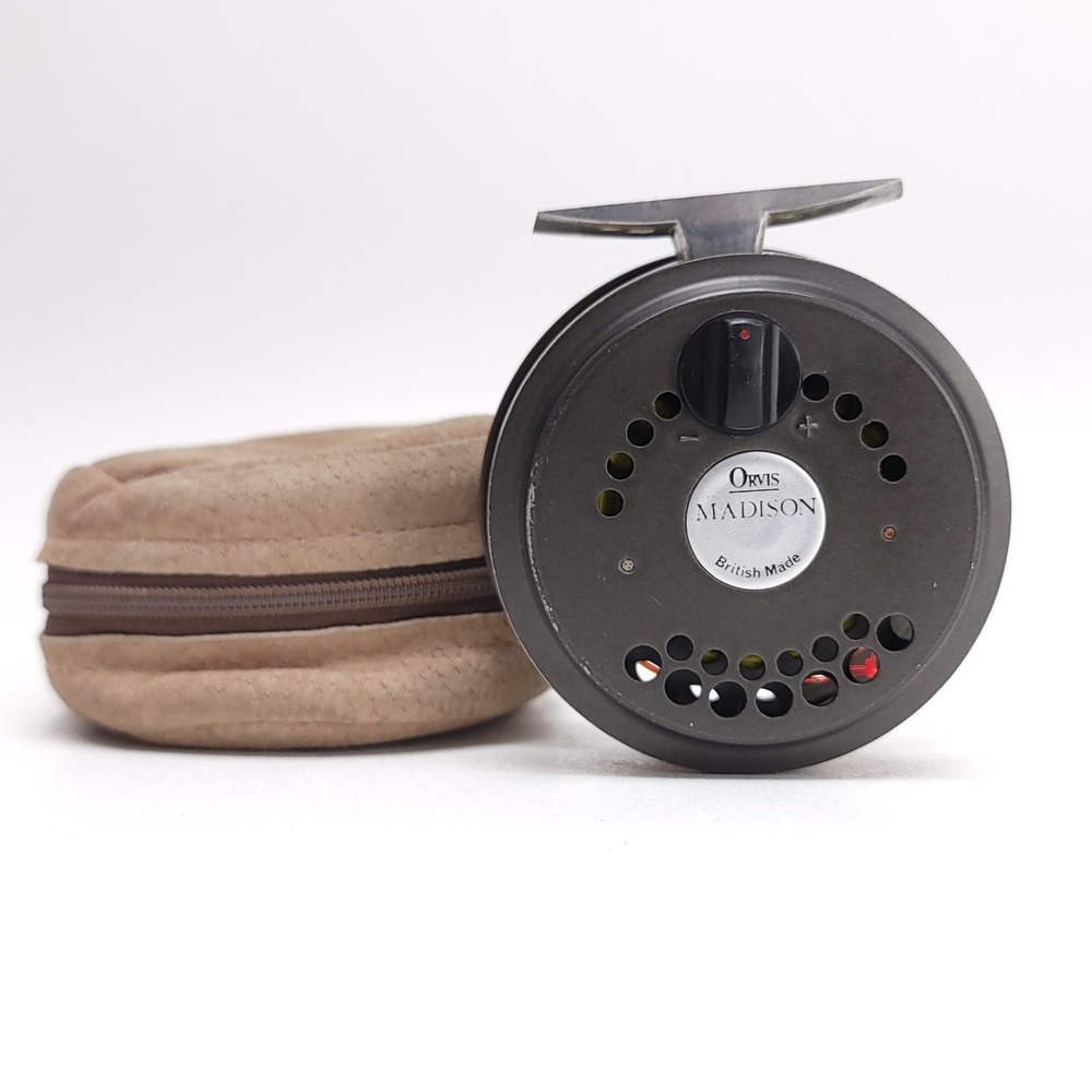 Orvis Madison III Fly Fishing Reel British Made with Dart Case Grey